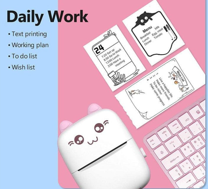 Portable Mini Pocket Printer Thermal Printer